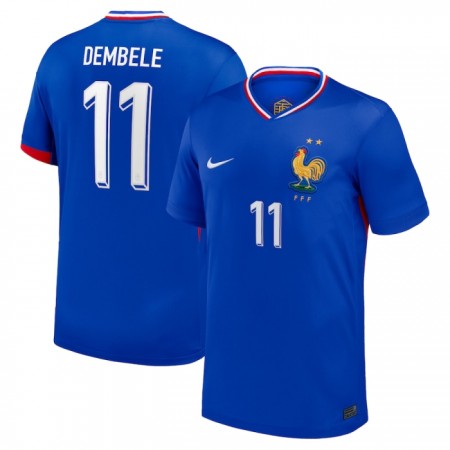 Virallinen pelipaita Ranska Dembele 11 Koti Euro 2024 Lyhythihainen - Miesten Virallinen pelipaita Ranska Dembele 11 Koti Euro 2024 Lyhythihainen - Miesten